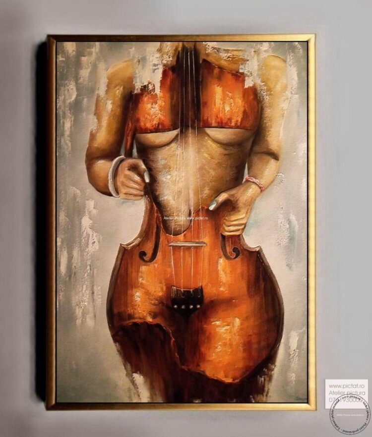 Tablou Nud, Tablou vioara, Tablou abstract