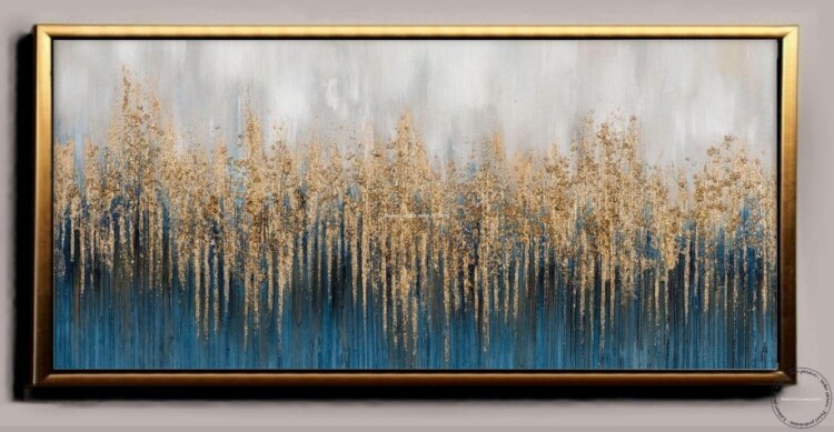 Tablou abstract pictura in relief decorativ modern
