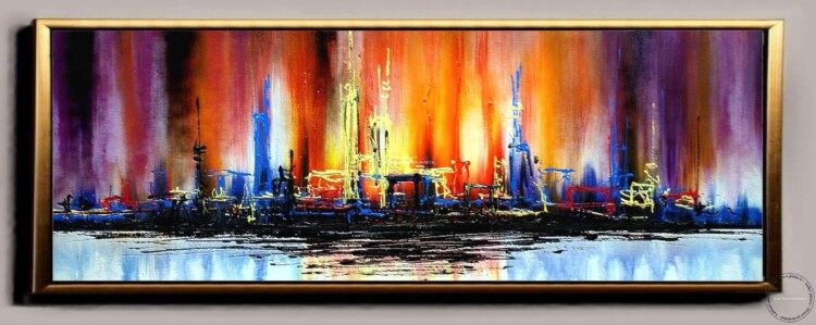 Peisaj urban Peisaj abstract Peisaj oras Peisaj multicolor