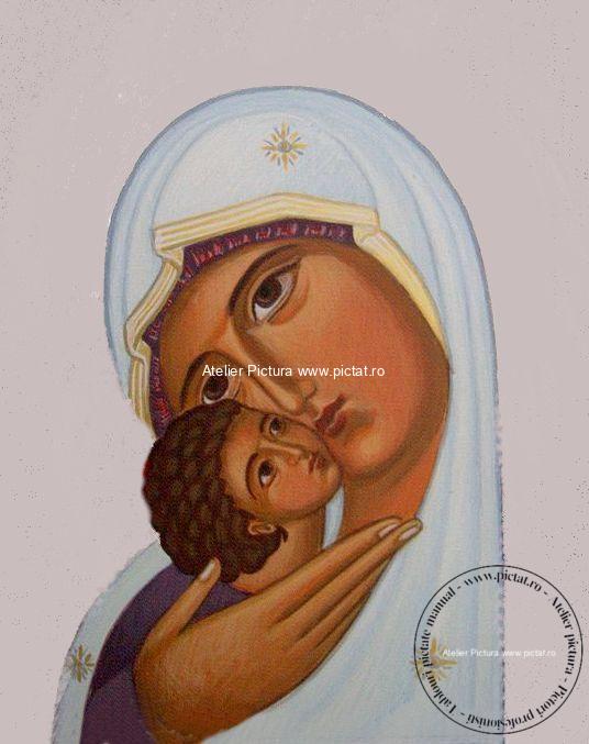 Icoana Maicii Domnului si Pruncul Isus, Icoana Ortodoxa, icoana facatoare de minuni, icoana maicii domnului