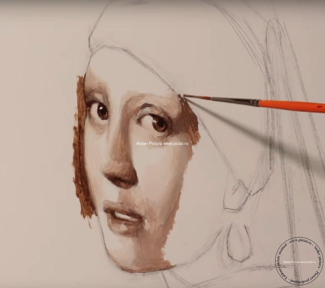 Portret de femeie, The Girl with a Pearl Earring una dintre cele mai faimoase lucrări cu același nume ale lui Vermeer