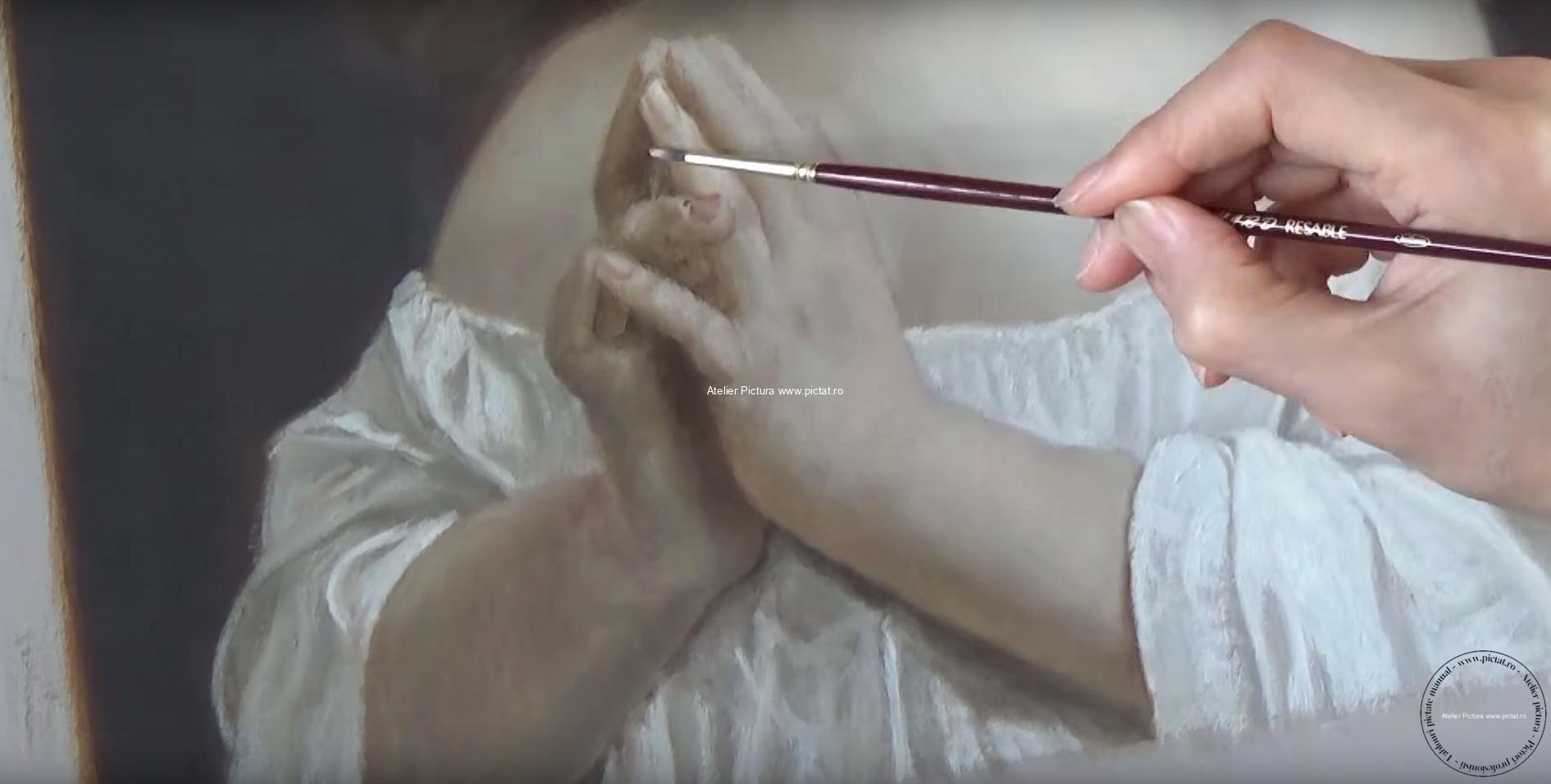 Portret fetita, portret copii, portret reproducere dupa William-Adolphe Bouguereau13