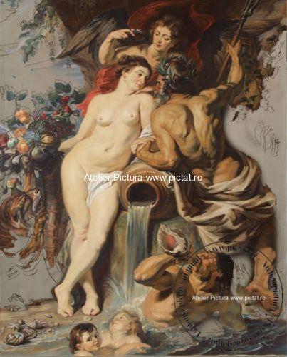 pictură în stil baroc a artistului flamand Peter Paul Rubens, care îl arată pe Cybele ca personificarea pământului