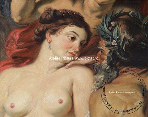 artă de calitate muzeală, Unirea pământului și apei , 1618 de Peter Paul Rubens