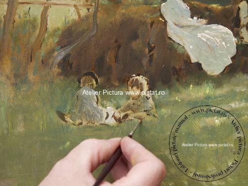 tablouri de diferite mărimi Tablou Reproducere pictura celebra peisaj de vara1876, pictor Ilya Repin, pictor Realism, pictura de gen, impressionism, realism