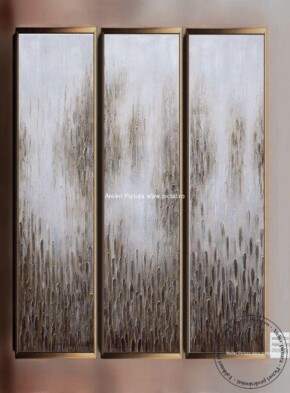 Tablou Set 3 paneluri, Tablou modern, Tablou pictat manual, Pictura ulei, vanzare tablouri, Tablouri pictate 3D