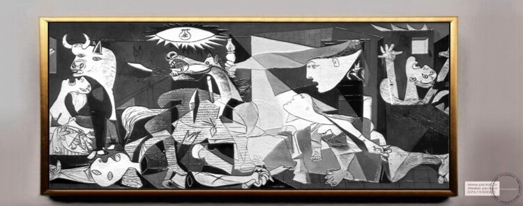 Tablouri pictate manual Tablou celebru, reproducere pictura celebra, Guernica - Picasso