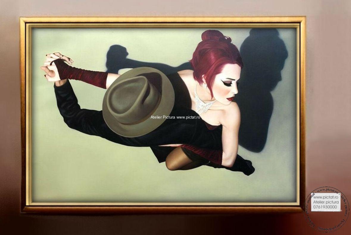 Tablouri pictate manual Tablou dans Tango, tablou indragostiti, tablou cu dansatori