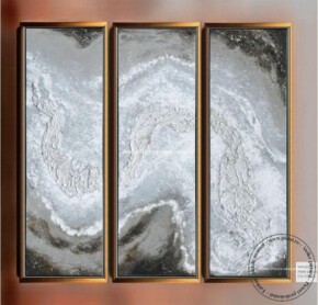 Tablou set 3 picturi, tablou abstract alb gri, tablou abstract dimensiune mare, tablou sufragerie, tablou abstract living