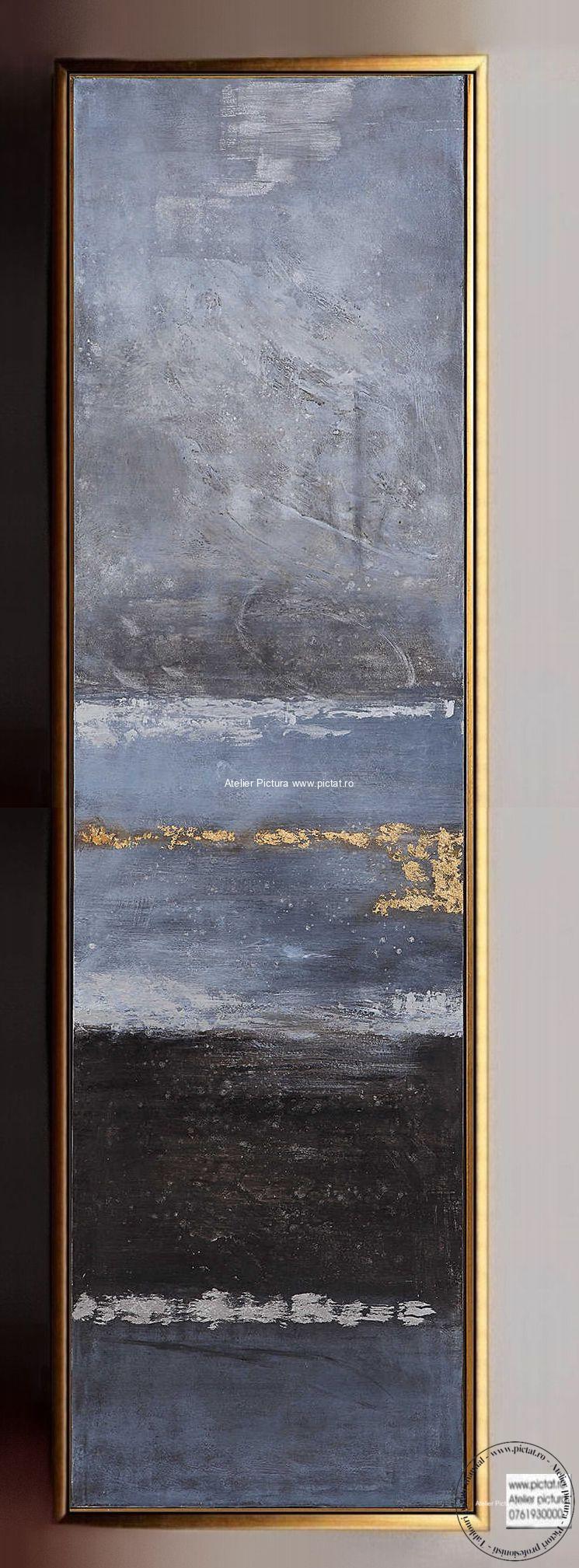 Tablou abstract Marea si Cerul, Tablou modern, Tablou dimensiune mare