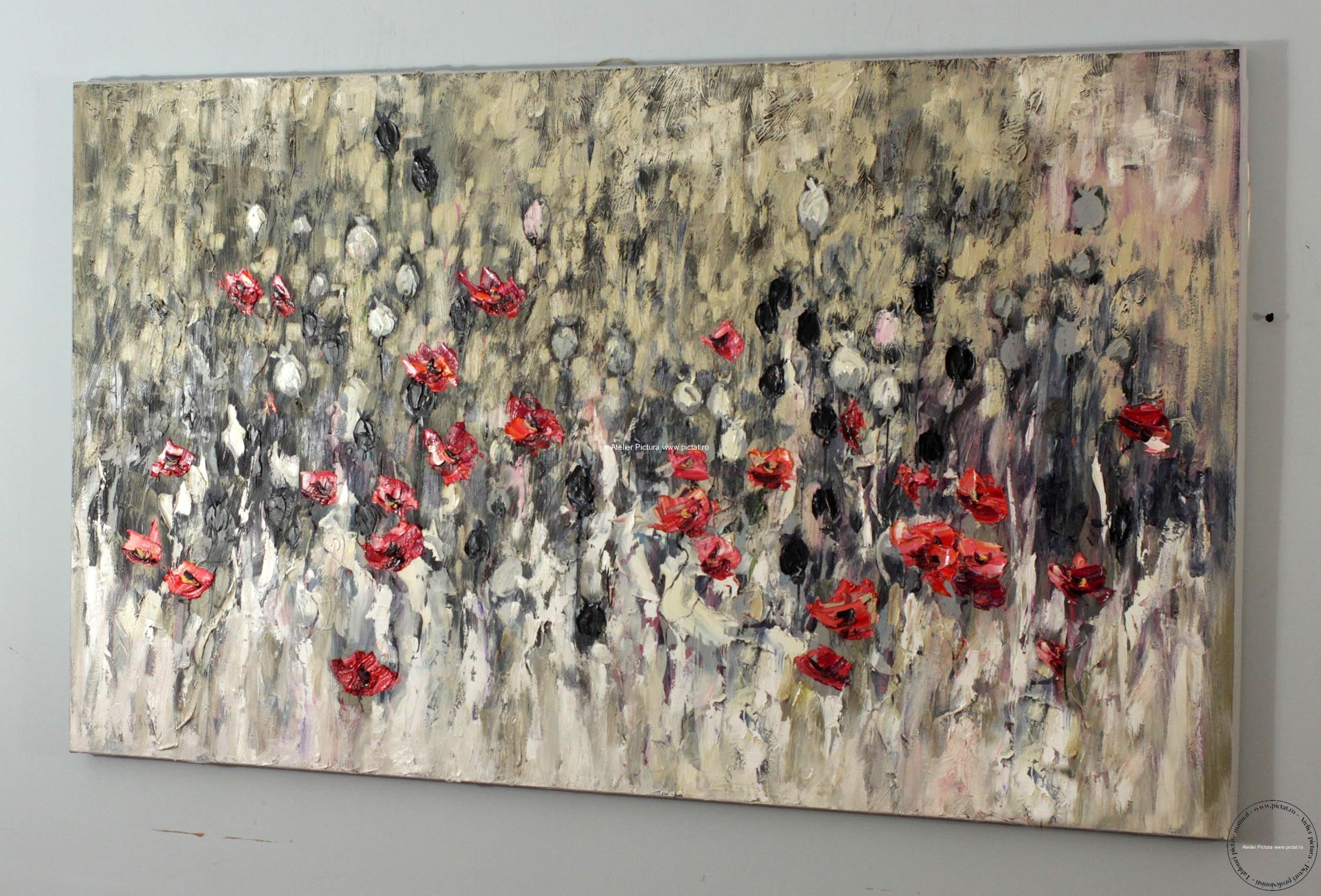 tablou flori de camp